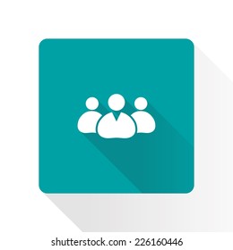 Team work  icon. Office workers and business team.