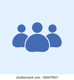 Team work  icon. Office workers and business team.