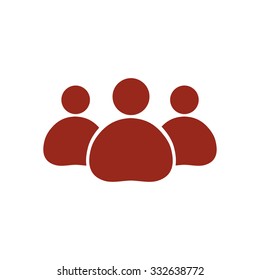 Team work  icon. Office workers and business team.