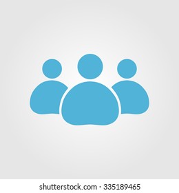 Team work  icon. Office workers and business team.