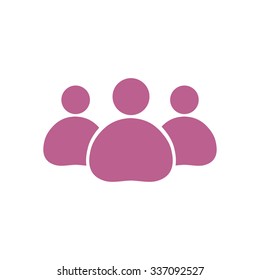 Team work  icon. Office workers and business team.