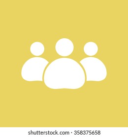 Team work  icon. Office workers and business team.