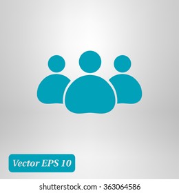 Team work  icon. Office workers and business team.