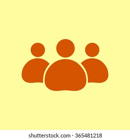 Team work  icon. Office workers and business team.
