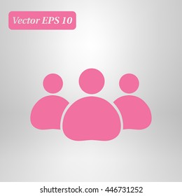 Team work  icon. Office workers and business team.