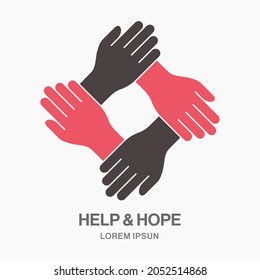 Team work icon. Vector illustration isolated on white.