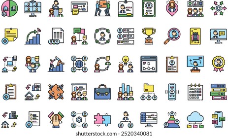 Team work icons High-Quality Vector Icons Collection with Editable Stroke. Ideal for Professional and Creative Projects.