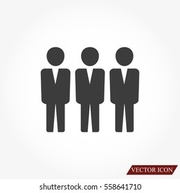 Team work icon.Vector illustration. Flat design.