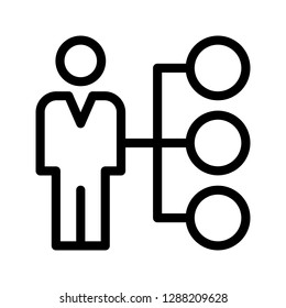 Team work line icon