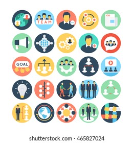 Team Work and Organization Vector Icons 2