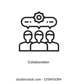 Team Work Related Vector Line Icons. Contains such Icons as Collaboration, Research, Meeting and more. Editable Stroke.