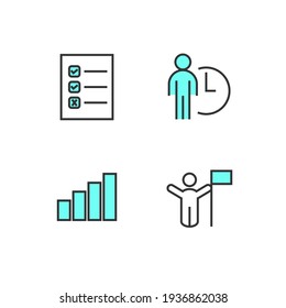 team work set icon, isolated team work set sign icon, vector illustration