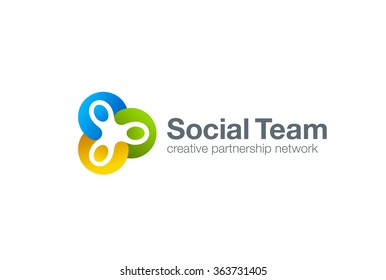 Team work Social Logo design vector template. Three men holding hands.
Partnership Friendship teamwork Logotype. Community union group triple icon.