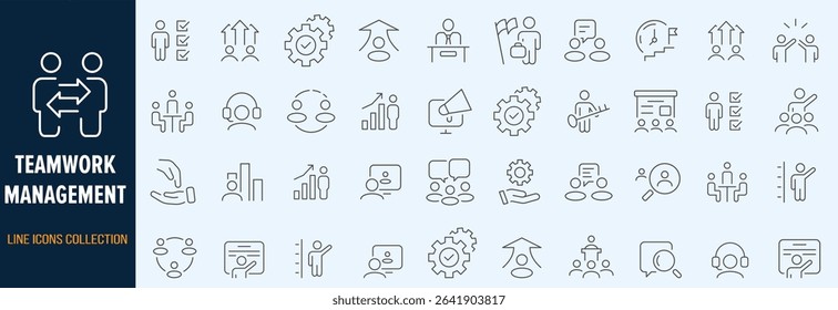 Team work and trust icon