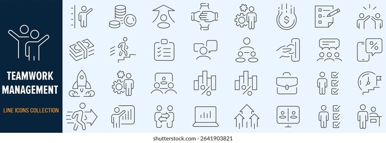 Team work and trust icon