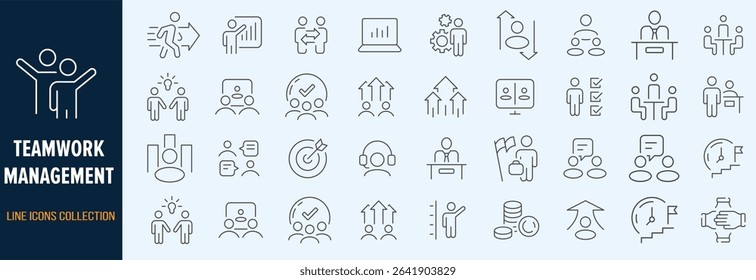 Team work and trust icon