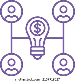 Icono vectorial de trabajo de equipo. Se puede usar para imprimir, móviles y aplicaciones web.