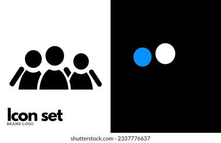 Team Work vector linear icons set. Business teamwork. Organization, meeting, collaboration, research and more. Isolated collection of teamwork icon for web sites.