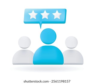Team working with good rating