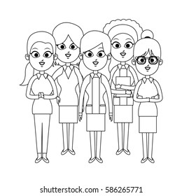 team of young business people icon image 