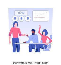 Teambuilding Events Isolated Concept Vector Illustration. Group Of Diverse Colleagues At Teambuilding Event, Motivation Idea, Business Etiquette, Corporate Culture, Company Rule Vector Concept.