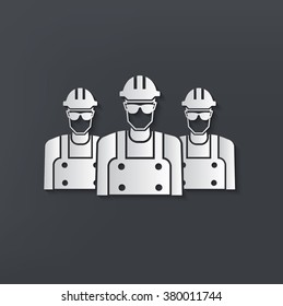 Team,engineer design on clean background,vector