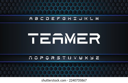 TEAMER Abstract dark navy stripe with blue lines background. Vector illustration. Pattern for ads, poster, banner.