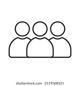 Teamline icon. vector illustration. EPS10