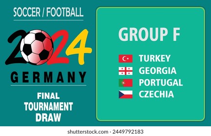 teams participating in the championship 2024, flags of teams participating in the football championship 2024 group f, flags of countries participating in the 2024 football championship