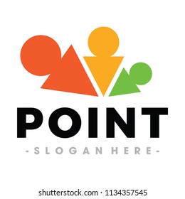 Teamwork, alliance Vector abstract logo design inspiration