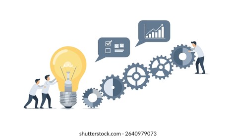 Teamwork and Brainstorming Bring Big Ideas for Success in a Business