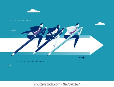 Teamwork. Business concept