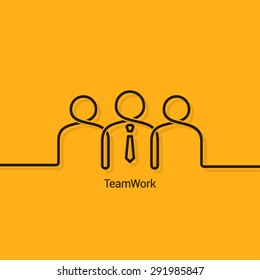 teamwork business concept design background