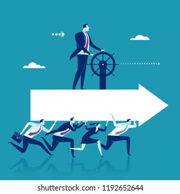 Teamwork. Business concept vector illustration
