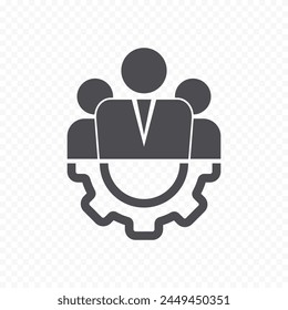 Teamwork, business and development management concept. Company leader with employees.