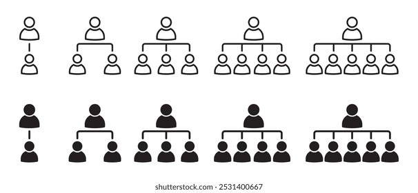 Teamwork business icon set, Leadership, business circular icons such as employee, meeting, analytics, target, efficiency, business meeting icon, community support, vector icon transparent background