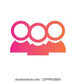 Teamwork business icon Vector illustration