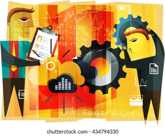 Teamwork - Business Illustration