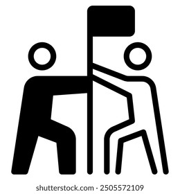 Teamwork Business management icon illustration