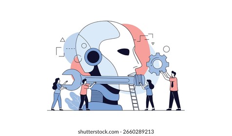 Teamwork and collaboration enhancing mechanical systems and engineering solutions together for better outcomes