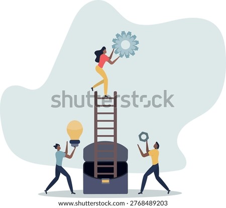 Teamwork and collaboration.people building strong dedicated team and effective cooperation and communication for enterprise.person's life situation and his activities.