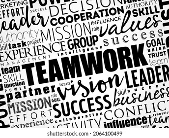 Teamwork Collaborative Effort Group Achieve Common Stock Vector ...