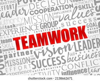 Teamwork Collaborative Effort Group Achieve Common Stock Vector ...