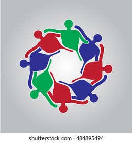 Teamwork. Collective. Friendship.