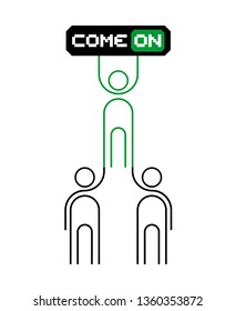 teamwork come on message