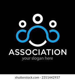 Ilustración de diseño de logotipos de equipo o de logotipo comunitario