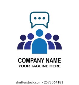 Teamwork and Community Logo Template.