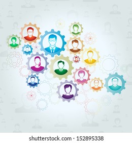 Teamwork concept