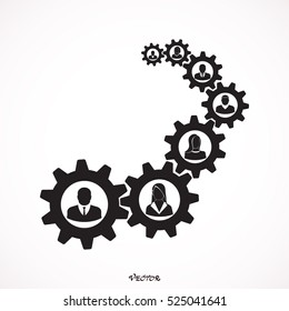 Teamwork concept