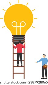 teamwork concept, Finding marketing ideas and analysis, plan or strategy to achieve success, collaboration concept, Businessmen collaborating on ideas to increase profits and business investment.

